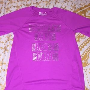 long sleeve athletic shirt